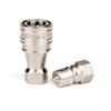 Conector Rápido Kzf Estándar Iso7241-B de 2 Vías, 4 Vías, 6 Vías, Conector Hidráulico Antifugas de Alta Presión