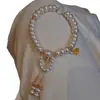 "Luz de Luna Blanca" Pulsera de Perlas de Imitación Estilo Francés Suave para Mujer, Nuevo Estilo Chino con un Ambiente Fresco y Elegante