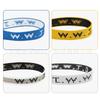 Pulsera Tejida de Cuerda Jacquard con Letra Wwjd Europea y Americana Transfronteriza, Pulsera de Muñeca Unisex, Pulsera de Correa Tejida