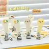 Cortauñas de dibujos animados lindos con tapa protectora, cortauñas anti-salpicaduras, recortador de uñas portátil