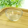 Tazón de despliegue bandeja de salud hidratante tazón pequeño de vidrio transparente salón de belleza cuchara suministros de belleza aparato