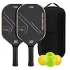 Conjunto Completo de Raquete de Pickleball T700 de Fibra de Carbono, Raquete de Pickleball Popular
