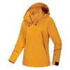 Chaqueta Desmontable Tres en Uno para Mujer para Primavera y Otoño, Chaqueta de Montañismo a Prueba de Viento e Impermeable para Hombre y Mujer