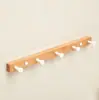 Ganchos para Toalla de Baño y Gorro de Ducha Amazon, Ganchos de Almacenamiento para Colgar en la Puerta, Ganchos de Madera Maciza para Almacenamiento en Sala de Estar y Cocina