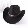 Accesorios Transfronterizos de Cabeza de Vaca, Sombreros Vaqueros de Gamuza Occidentales para Hombres y Mujeres, Sombreros de Ala Curva con Accesorios, Sombreros de Jazz al por Mayor