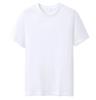 T-shirts de Verão de Manga Curta e Gola Redonda de Algodão Popular de 180g para Homens e Mulheres, Camisetas Publicitárias de Cor Pura, Camisetas Culturais, Tops de Manga Curta de Cor Pura