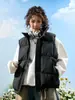 NASA SOBRE Chaleco de Algodón Grueso sin Mangas Estilo Retro Americano Chaleco Chaleco Cuello Alto Ropa Exterior Estilo Nuevo para Hombres y Mujeres 2026
