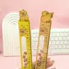 Regla Oscilante Divertida de Capibara Capibara Acrílico Estudiante Regla de 15 cm Dibujo Estudiante Regla de Doble Cara