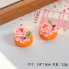 Novo brinquedo de bolo em miniatura decoração de bolo de resina acessório de brinquedo para casa de bonecas DIY para brincadeiras de faz de conta infantil