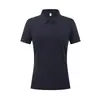 Camiseta Polo Deportiva para Mujer Ligera de 175g, Laminada, de Secado Rápido para Exteriores, Camiseta de Manga Corta con Sensación Fresca, Ropa de Trabajo con Logo Impreso