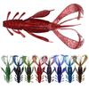 Señuelo Suave de Camarón Multi-Barba de Dos Tonos Señuelo Blando Camarón Grande Señuelo Falso 10cm10g Comercio Electrónico Transfronterizo Equipo de Pesca Weihai