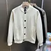 Chaqueta de béisbol Pu Shuai para hombre 2023 otoño nueva casual moderna chaqueta de trabajo top