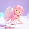 Asas de anjo flor fada meninas internet mão vermelha dos desenhos animados boneca bolo de cozimento decoração de mesa presente atacado