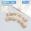 Carpeta con pestaña para organizar exámenes y materiales; clips para encuadernación.