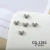 Joias para Nail Art da Nova Série Borboleta, Zircônia Brilhante de Luxo Acessível Borboleta Vazada Cor White K Acessórios de Unha Usáveis