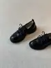 Zapatos Mocasines de Punto Patchwork con Lazo de Diseño de Nicho para Mujer Estilo Nuevo 2026 Tacón Grueso Adelgazantes Versátiles para Mujer