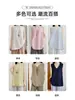 Colete de Linho Tencel Estilo Old Money para Mulheres, Nova Camiseta de Verão Soltinha Sem Mangas, Top Casual de Algodão e Linho Emagrecedor