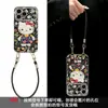 Cordón Floral de Gato Kt Adecuado para Funda de Teléfono Móvil Apple 17Promax Iphone15 Silicona Galvanizada 16 Lindo 14 Femenino