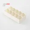 Bainabang Top Calcetines de Sujetador a Cuadros Caja de Almacenamiento Dividida Caja de Almacenamiento Doméstico Caja de Almacenamiento Dividida para Dormitorio Caja