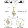 Moderna y de Alta Gama Cadena con Símbolo de Infinito de Diseño Único, Colgante en Forma de Corazón Tachonado con Diamantes, Electrochapado en Oro Real, Elegante Regalo