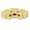 Yongwei RJ45 rede de três vias cabeça 8P8C cristal cabeça 8-core cabo de rede um-dois divisor de conector de par de extensão