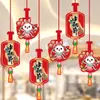 Colgantes Decorativos para el Festival de Mediados de Otoño para el Hogar Interior Arreglo de Escena del Día Nacional Colgantes de Tarjetas Adornos Colgantes para Centros Comerciales Guirnaldas