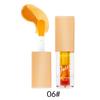 SHCOETY Óleo Labial Bicolor Sabor Frutas Transfronteiriço Mel Labial Hidratante Gloss Labial Doodle Óleo Labial Líquido