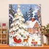 Pintura al óleo digital de Santa Claus transfronteriza para colorear DIY, diseño personalizado basado en imágenes proporcionadas, pintura decorativa acrílica para principiantes, venta al por mayor