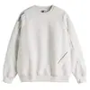 Moletom Masculino Gola Redonda Simples com Letras Estilo Americano para Primavera e Outono 2025 Moda Tendência Casual Versátil Jaqueta Masculina High Street