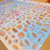 Animal Lindo Japonés Dulce de Caramelo Vidrio Cristal Recompensa Pegatina para Niños Álbum de Fotos Decoración para Teléfono Móvil Pegatina