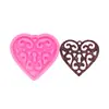 Llavero de silicona con forma de corazón, molde de gota, molde de epoxy, fabricación de joyas, manualidad DIY hecha a mano