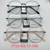 Marco de Gafas de Patilla de Placa Patilla de Cristal Borde Ancho Retro Marco de Titanio Estudiante Femenino Anti-Pintura Marco de Gafas de Patilla con Espejo Todo Incluido