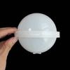 Molde de silicona de bola de chocolate planeta al por mayor Joyería hecha a mano DIY Bola Flor seca Péndulo hemisférico de alto espejo