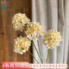 Simulación 4 Cabezas Hortensia Hortensias en Manojos Venta al por Mayor Decoración de Boda en el Extranjero Decoración para el Hogar Arreglo Floral Decoración