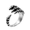Comercio exterior retro Europa y Estados Unidos anillo de garra transfronterizo anillo de dragón garra de dragón águila anillo ajustable abierto fabricantes al por mayor
