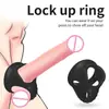 Produtos de Anel de Bloqueio de Esperma Não Vibratório Transfronteiriços para Homens, Anel de Silicone, Produto Masculino, Anel Físico de Quatro Furos Ha-822