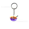 Amazon Food Burger Llavero Colgante Temu Regalo Pequeño Compañero de Llave Personalizado Llavero Exquisito y Lindo