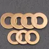 Arruelas planas de cobre, anéis de retenção de metal, anéis de vedação, arruelas planas redondas de cobre, M5, M6, M8, M10, M12, M14, M16 - M48