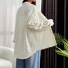 2025 Jaqueta Fina de Primavera e Outono Nova para Mulheres, Roupas de Exterior Soltas, Camisa Feminina - Comércio Exterior Europeu e Americano Amazon Wish
