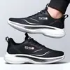 Zapatos para Hombre de Talla Grande al por Mayor para Comercio Exterior, Zapatos Deportivos Transpirables de Punto Volador con Suela Blanda, Zapatos Casuales Ligeros Tipo Papá, Zapatos para Correr