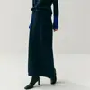 Falda de Cachemir para Bebé Falda de Punto Sencilla Falda de Cachemir para Mujer Cómoda Suave Ceroso Agradable a la Piel Aspecto Adelgazante Cintura Alta