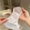 Calcinha Renda Francesa Retrô Respirável Feminina Tira Fina Desejo Puro Malha Sexy Sutil no Fundilho Calcinha Triângulo para Adolescente