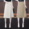 Saia Elegante e Estilosa para o Dia a Dia, Fluida, Emagrecedora, para Mulheres, Coleção Primavera/Verão 2026, Cintura Alta, Saia Evasê