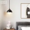 Lámpara de araña pequeña moderna creativa para mesita de noche de dormitorio principal, diseñador, piedra de cueva negra, dormitorio, comedor, ventanal, pasillo, lámpara colgante de bar