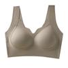 Ropa interior para mujer de pecho pequeño, engrosada, anti-flacidez, realce paramarario, sin costuras, sin aro de acero, sin talla, estilo camiseta, sujetador de espalda bonita