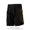 Shorts de Trabajo para Hombre 2026 Verano Bordados Patrón Espiga Shorts de Cinco Puntos Ropa de Trabajo Shorts de Longitud Media Tallas Grandes Shorts de Playa