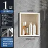 Gabinete empotrado de acero inoxidable, nicho empotrado para baño, mueble de TV de aleación de aluminio y metal, mampara de ducha