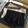 Fábrica de origen algodón ropa interior para hombre calzoncillos bóxer para hombre deportivos de alta gama pantalones cortos de cuatro esquinas generación explosiva sonido tembloroso