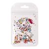 Novo Macaco Vermelho da Internet com Bolsa de Material para Nail Art Broca Quadrada Pequena Broca Quadrada Grossa Broca de Pedra em Formato Quadrado Misto
