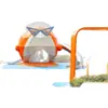 Tobogán Combinado con Forma de Ballena Bienes Raíces Parque Infantil Exterior Comunitario Exterior Grande Sin Motor
